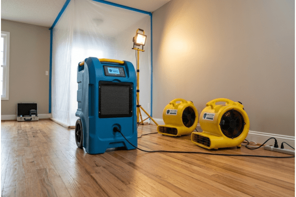 Emergency water extraction and structural drying in Rockville MD